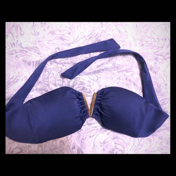 Victoria's Secret Other - Victoria’s Secret VS blue bandeau swim top